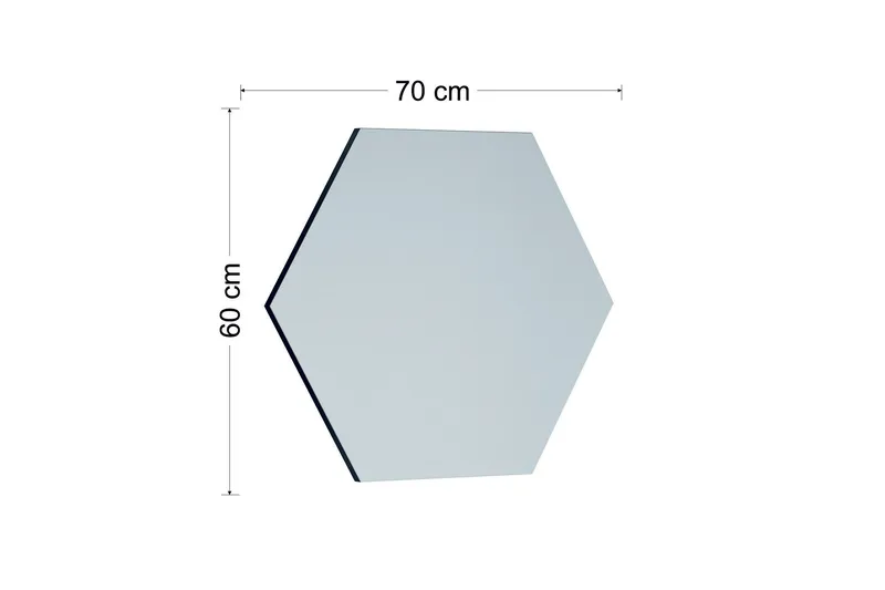 Rubal Spegel 70 cm Rektangulär - Svart - Products - Inredning - Spegel - Hallspegel
