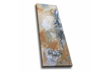 Canvastavla - Abstrakt komposition med mjuka former och nyanser - Ljusgrå / Beige / Blå - Products - Inredning - Tavlor & posters - Canvastavla