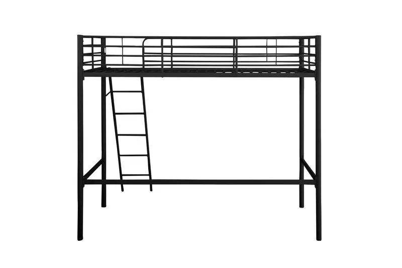 Hög säng Clove Svart - Svart - Products - Möbler - Barnmöbler - Barnsäng & juniorsäng - Loftsäng barn