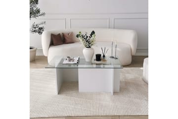 Almasi Soffbord 105x40x105 cm - Vit - Products - Möbler - Bord & matgrupp - Soffbord