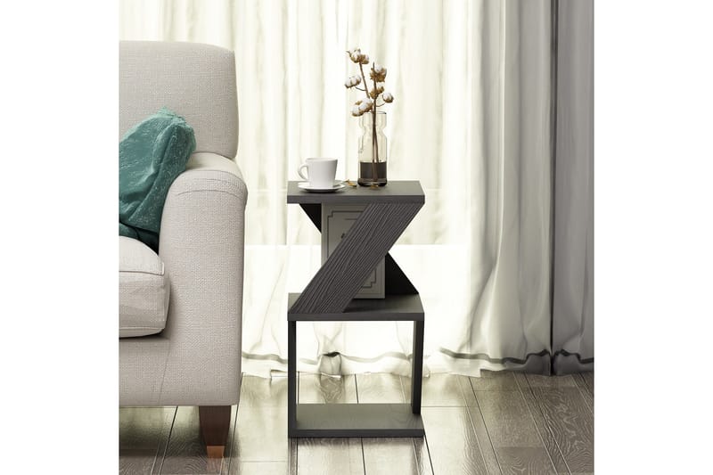 Albeni Sidobord 29,6 cm - Svart/Natur - Products - Möbler - Bord & matgrupp - Avlastningsbord & sidobord - Brickbord & småbord