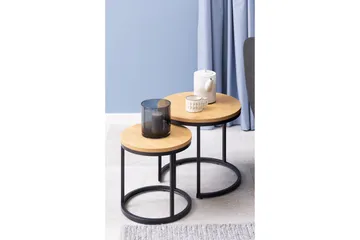 Belgrat Satsbord Rund - Natural - Products - Möbler - Bord & matgrupp - Avlastningsbord & sidobord - Satsbord