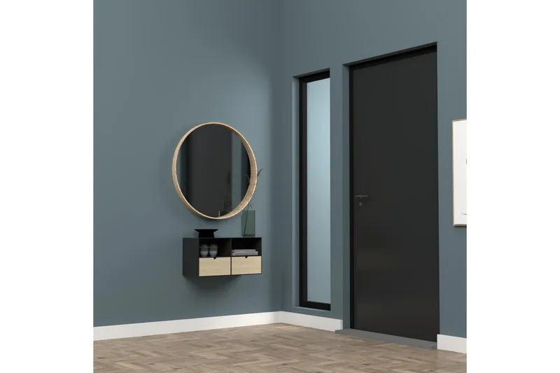 Belleuve Sängbord 25 cm - Svart - Products - Möbler - Bord & matgrupp - Avlastningsbord & sidobord - Sängbord & nattduksbord