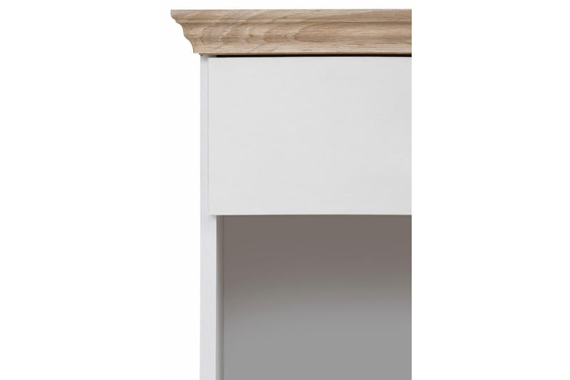 Dareia Sängbord 45 cm - Vit/Brun - Products - Möbler - Bord & matgrupp - Avlastningsbord & sidobord - Sängbord & nattduksbord