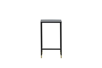 Dipp Sängbord 40 cm Marmormönster - Glas/Svart/Grå - Products - Möbler - Bord & matgrupp - Avlastningsbord & sidobord - Sängbord & nattduksbord