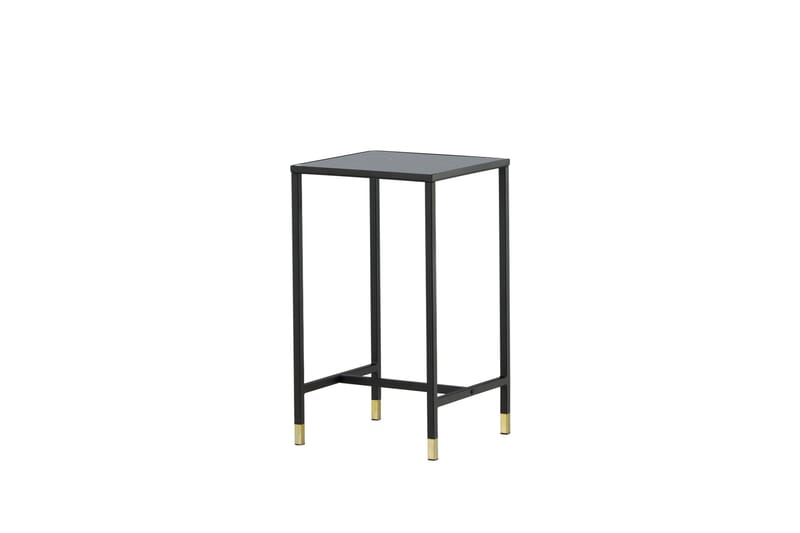 Dipp Sängbord 40 cm Marmormönster - Glas/Svart/Grå - Products - Möbler - Bord & matgrupp - Avlastningsbord & sidobord - Sängbord & nattduksbord