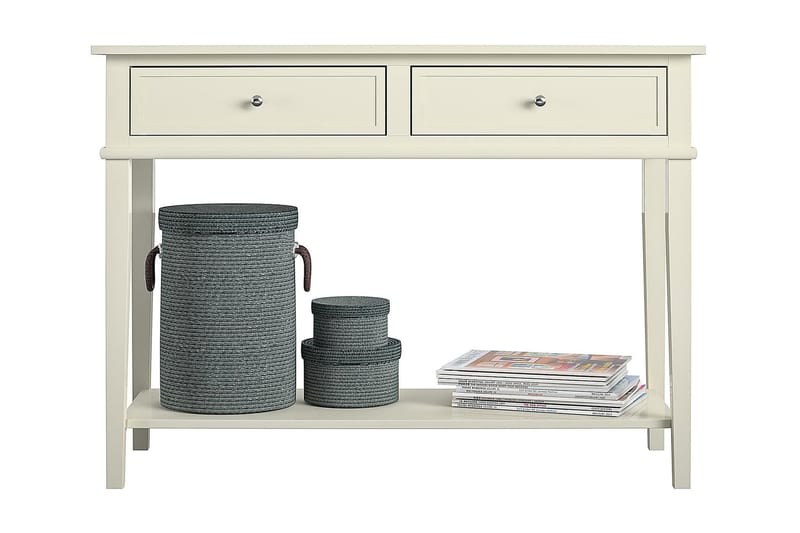 Franklin Konsollbord 104 cm Vit - Dorel Home - Products - Möbler - Bord & matgrupp - Avlastningsbord & sidobord - Konsolbord & hallbord