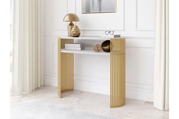 Friend Konsollbord 100 cm - Guld/Vit - Products - Möbler - Bord & matgrupp - Avlastningsbord & sidobord - Konsolbord & hallbord