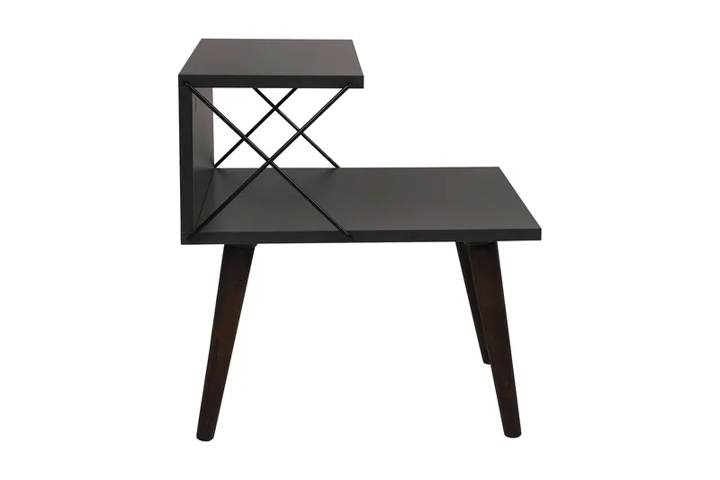 Kaysie Sängbord 50 cm - Antracit - Products - Möbler - Bord & matgrupp - Avlastningsbord & sidobord - Sängbord & nattduksbord