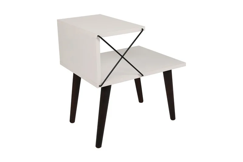 Kaysie Sängbord 50 cm - Vit - Products - Möbler - Bord & matgrupp - Avlastningsbord & sidobord - Sängbord & nattduksbord