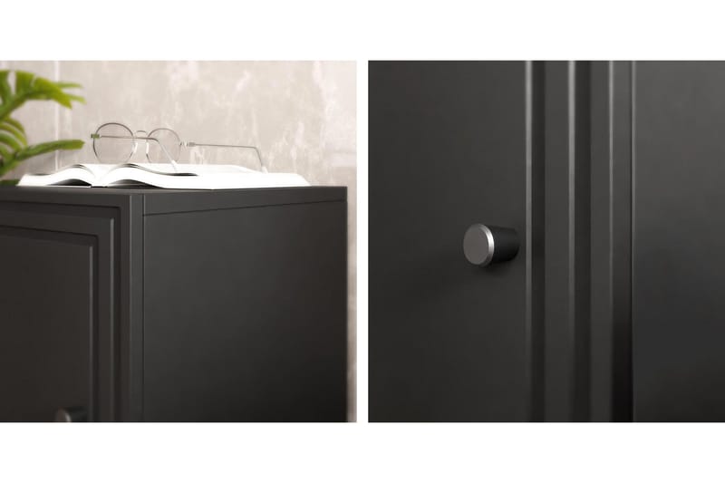 Laholm Sängbord 45 cm - Svart - Products - Möbler - Bord & matgrupp - Avlastningsbord & sidobord - Sängbord & nattduksbord