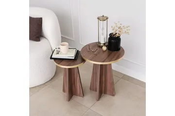 Munne Soffbord 40 cm - Valnöt - Products - Möbler - Bord & matgrupp - Avlastningsbord & sidobord - Satsbord