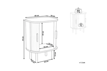 Sängbord Bradley - Products - Möbler - Bord & matgrupp - Avlastningsbord & sidobord - Sängbord & nattduksbord