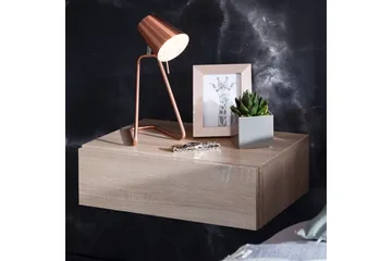 Sängbord Wohnling med låda för väggmontering, svävande utseende Sonoma - Sonoma - Products - Möbler - Bord & matgrupp - Avlastningsbord & sidobord - Sängbord & nattduksbord