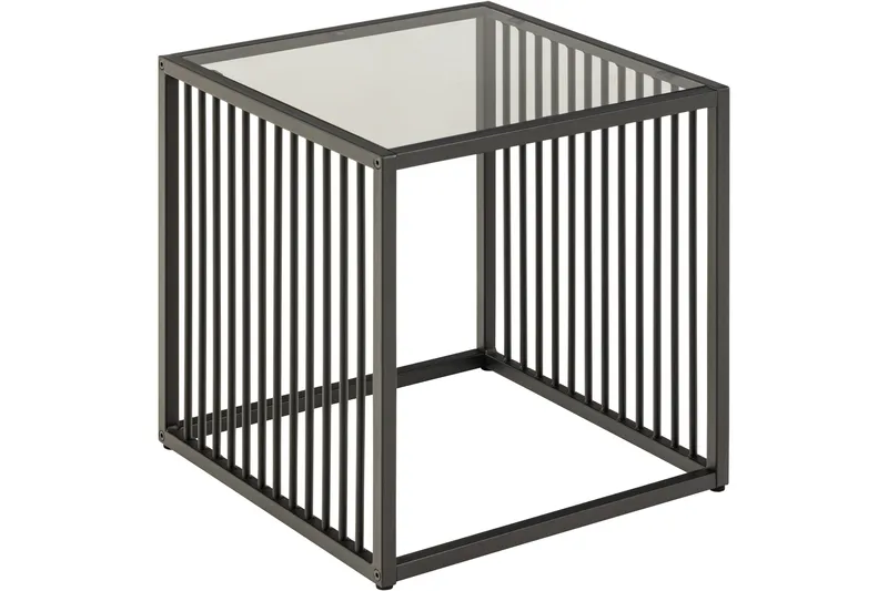 Saklani Sidobord 40x40 cm, Grå