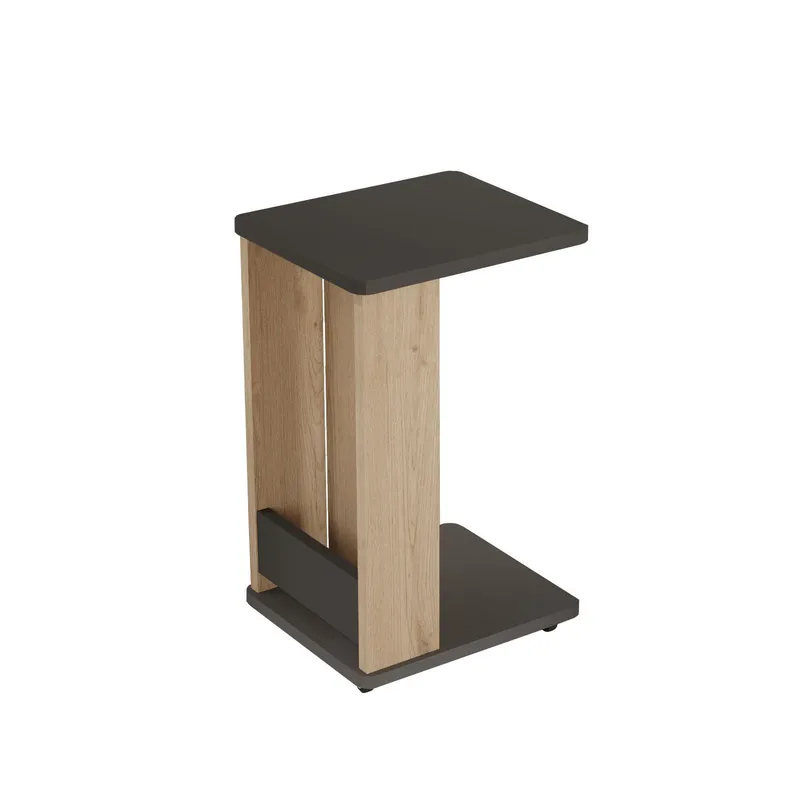 Solven Sidobord 32x42x55 cm, Ek och antracit
