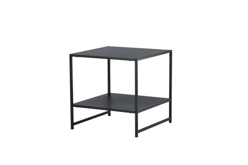 Staal Sidobord med Hylla - Svart - Products - Möbler - Bord & matgrupp - Avlastningsbord & sidobord - Brickbord & småbord