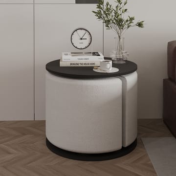 Torven Set med sidobord 43x47x43 cm - Antracit - Products - Möbler - Bord & matgrupp - Avlastningsbord & sidobord - Brickbord & småbord