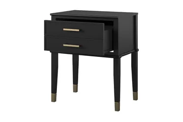 Westerleigh Sidobord 60 cm Svart/Guld - CosmoLiving - Products - Möbler - Bord & matgrupp - Avlastningsbord & sidobord - Brickbord & småbord