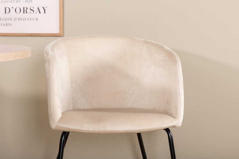 Bianca Matgrupp 200 cm Oval med 4 Berit stolar - Beige - Products - Möbler - Bord & matgrupp - Matgrupp