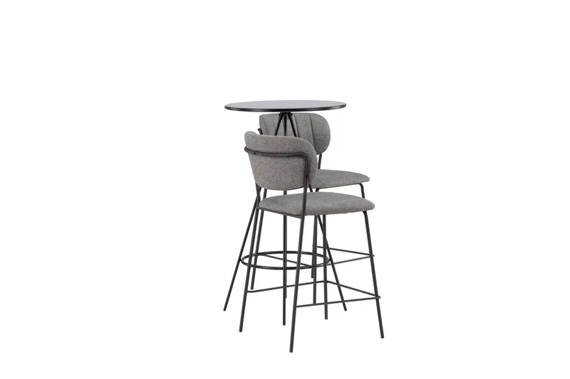 Bistro Matgrupp 60 cm Rund med 2 Bell stolar - Svart - Products - Möbler - Bord & matgrupp - Matgrupp