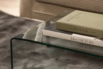 Bonisiolo Rektangulärt Soffbord i glas 110 cm - Transparent - Products - Möbler - Bord & matgrupp - Soffbord