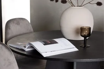 Bootcut Matgrupp 110 cm Rund med 4 Eva stolar - Svart - Products - Möbler - Bord & matgrupp - Matgrupp