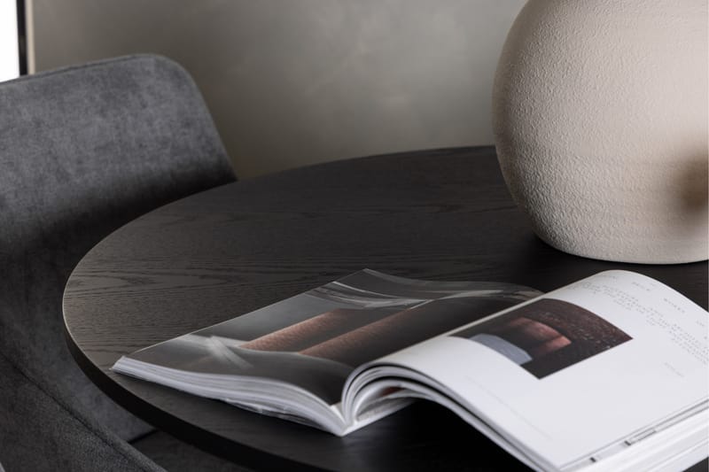 Bootcut Matgrupp 110 cm Rund med 4 Rosie stolar - Svart - Products - Möbler - Bord & matgrupp - Matgrupp