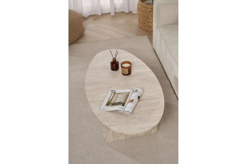 Ceyra Soffbord 120 cm - Beige - Products - Möbler - Bord & matgrupp - Soffbord