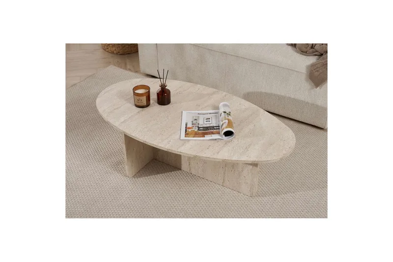 Ceyra Soffbord 120 cm - Beige - Products - Möbler - Bord & matgrupp - Soffbord