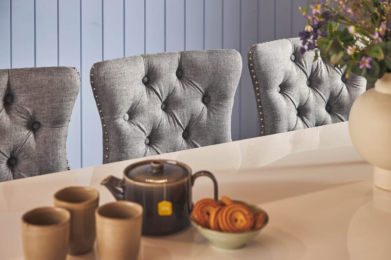 Cibus Matgrupp 180 cm inkl 6 Bergviken Stolar - Vit - Products - Möbler - Bord & matgrupp - Matgrupp