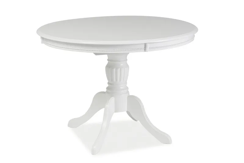 Critz Förlängningsbart Matbord 106-141 cm Ovalt, Vit