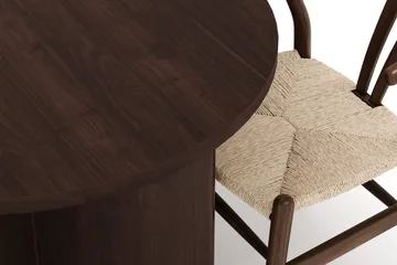 Dano Matbord 180 cm  med 6 Dastoori Matstolar - Valnöt - Products - Möbler - Bord & matgrupp - Matgrupp