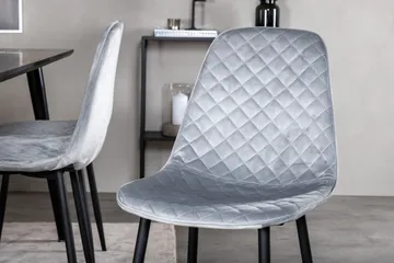 Dipp Matgrupp 180 cm Rektangulär med 6 Polar stolar - Svart - Products - Möbler - Bord & matgrupp - Matgrupp