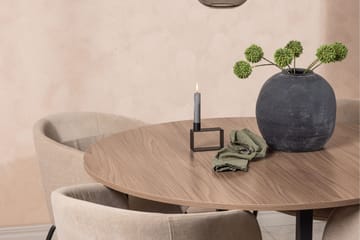 Durango Matgrupp 120 cm Rund med 4 Berit Stolar - Valnöt - Products - Möbler - Bord & matgrupp - Matgrupp