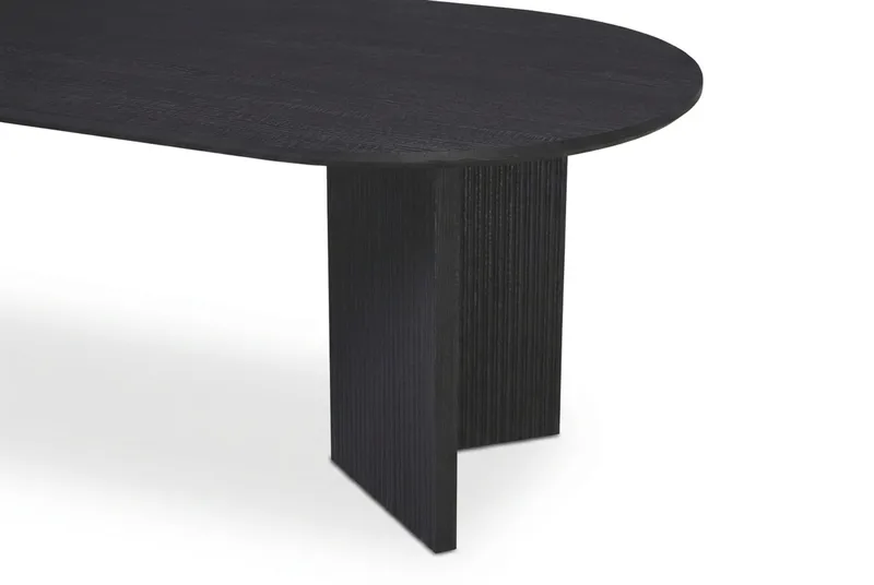 Edda Soffbord Oval 120 cm - Svartlaserad ek - Products - Möbler - Bord & matgrupp - Soffbord