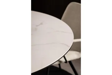 Ganesh Matbord 119 cm Rund - Vit - Products - Möbler - Bord & matgrupp - Matbord & köksbord