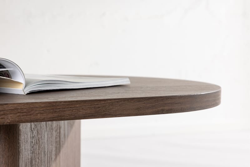 Grönvik Ovalt Soffbord 130x65 cm - Mörkbrunt / Valnöt / Trä - Products - Möbler - Bord & matgrupp - Soffbord