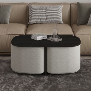 Hu Soffbordsset 90x42,9x45 cm - Svart - Products - Möbler - Bord & matgrupp - Soffbord