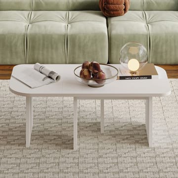 Iris Soffbordsset 90x35x45 cm - Vit - Products - Möbler - Bord & matgrupp - Soffbord