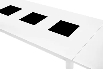 Jasmin Förlängningsbart Matbord 180 cm - Vit - Products - Möbler - Bord & matgrupp - Matbord & köksbord