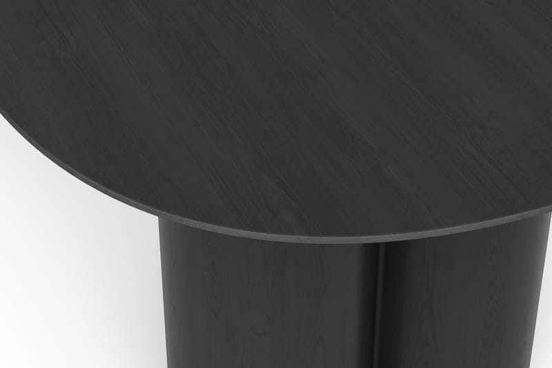 Juno Matbord Oval 220x100 cm Fanér - Svartlaserad ek - Products - Möbler - Bord & matgrupp - Matbord & köksbord