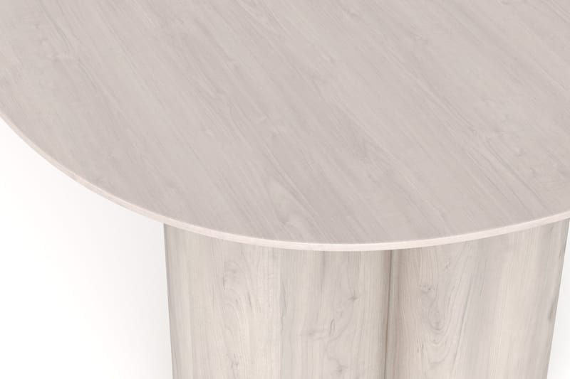 Juno Matbord Oval 220x100 cm Fanér - Vitlaserad ek - Products - Möbler - Bord & matgrupp - Matbord & köksbord