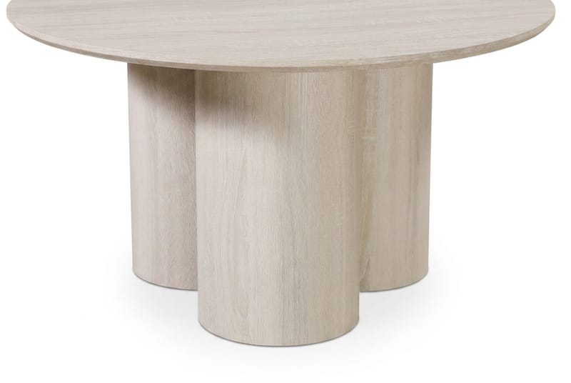 Juno Soffbord Rund 85 cm - Vitlaserad ek - Products - Möbler - Bord & matgrupp - Soffbord