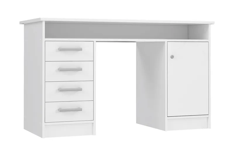 Baacwood Skrivbord 126 cm, Vit