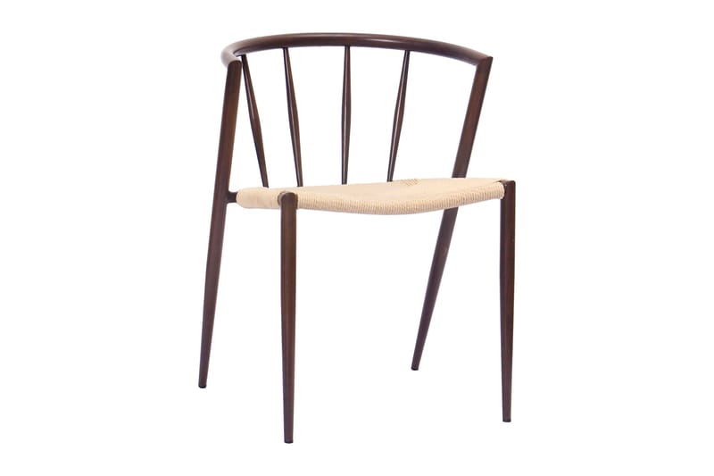 Kopparbo Matbord 180-240 cm Förlängningsbart med 6 Winston Matstolar - Svart / Beige / Metallben Rökt ek - Products - Möbler - Bord & matgrupp - Matgrupp