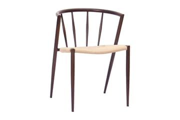 Kopparbo Matbord 200-260 cm Förlängningsbart med 8 Winston Matstolar - Svart / Beige / Metallben Rökt ek - Products - Möbler - Bord & matgrupp - Matgrupp