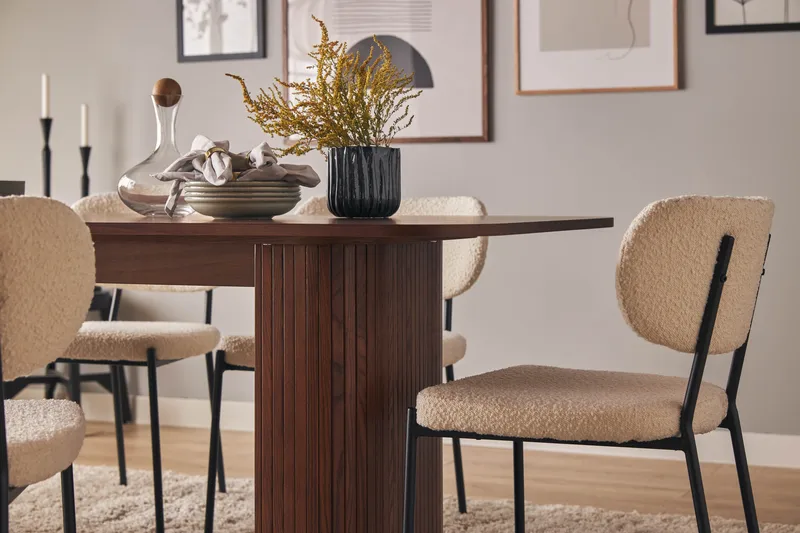 Kopparbo Rektangulärt Matbord 200 cm - Mörkbrunt / Valnöt / Trä - Products - Möbler - Bord & matgrupp - Matbord & köksbord