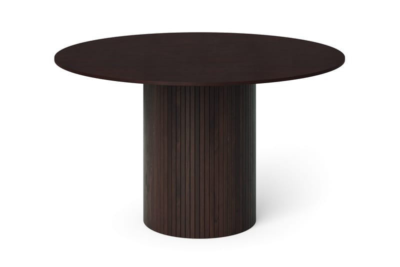 Kopparbo Runt Matbord 130 cm Fanér - Rökt ek - Products - Möbler - Bord & matgrupp - Matbord & köksbord