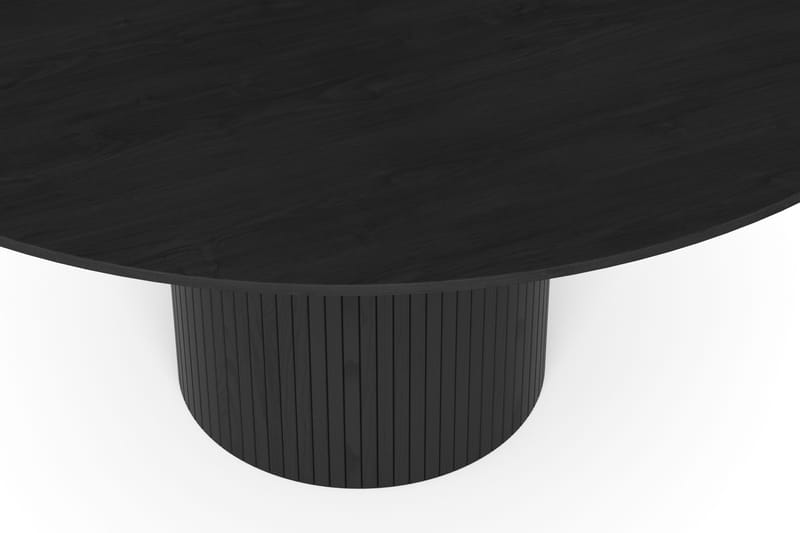 Kopparbo Runt Matbord 150 cm Fanér - Svartlaserad ek - Products - Möbler - Bord & matgrupp - Matbord & köksbord